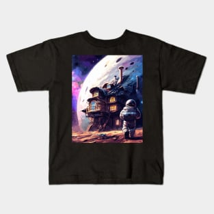 astronaut travel Kids T-Shirt